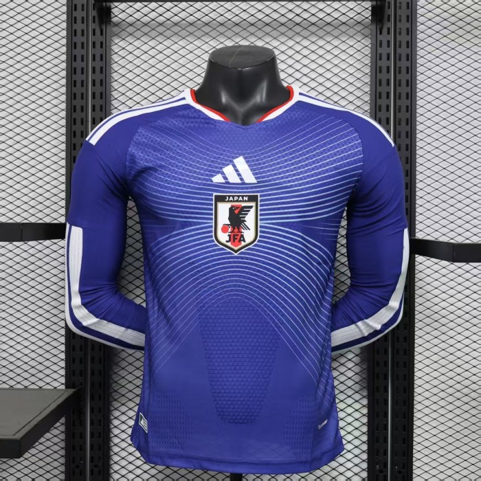 Long Sleeves Japan 2026 World Cup Home Jersey - Player Version