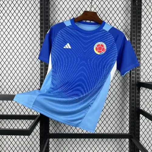 Colombia 2026 World Cup Goalkeeper Blue Jersey - Fan Version