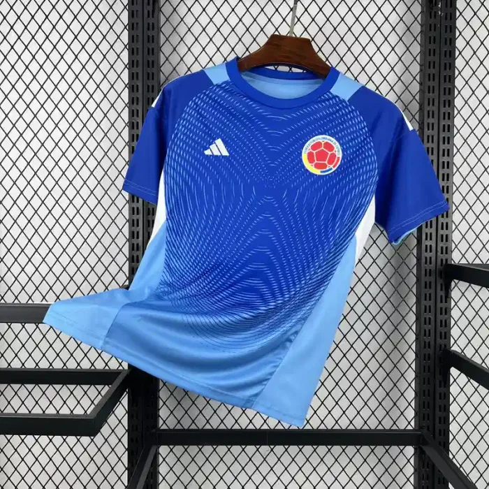 Colombia 2026 World Cup Goalkeeper Blue Jersey - Fan Version