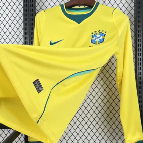 Long Sleeves Brazil 2026 World Cup Home Jersey - Fan Version