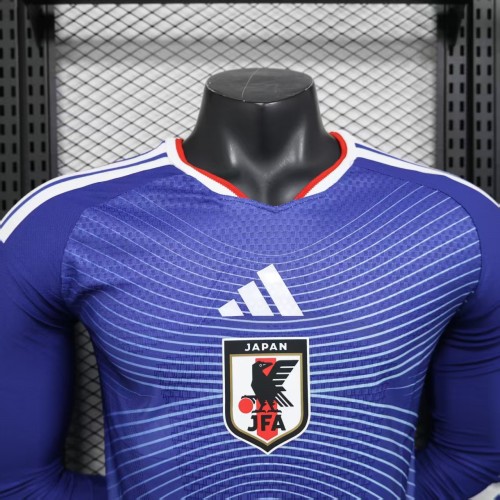 Long Sleeves Japan 2026 World Cup Home Jersey - Player Version