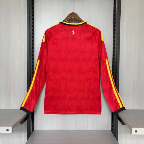 Long Sleeves Belgium 2026 World Cup Away Jersey - Fan Version