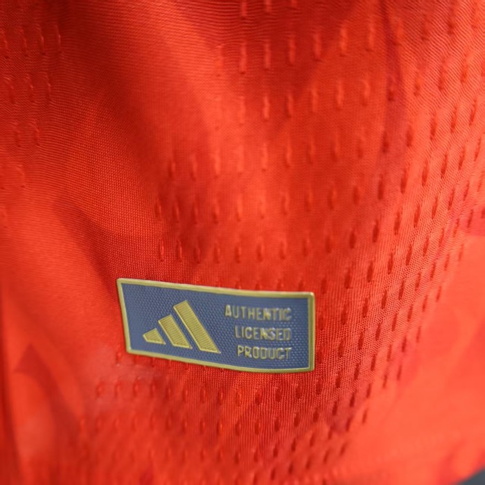 Long Sleeves Belgium 2026 World Cup Home Jersey - Player Version