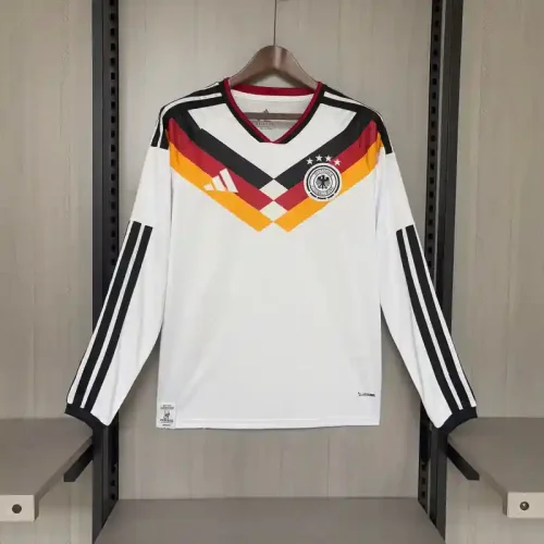 Long Sleeves Germany 2026 World Cup Home Jersey - Fan Version