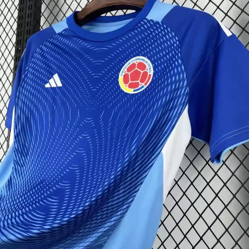 Colombia 2026 World Cup Goalkeeper Blue Jersey - Fan Version