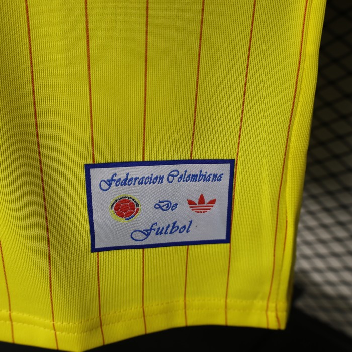 Colombia 2026 World Cup Retro Yellow Jersey - Player Version