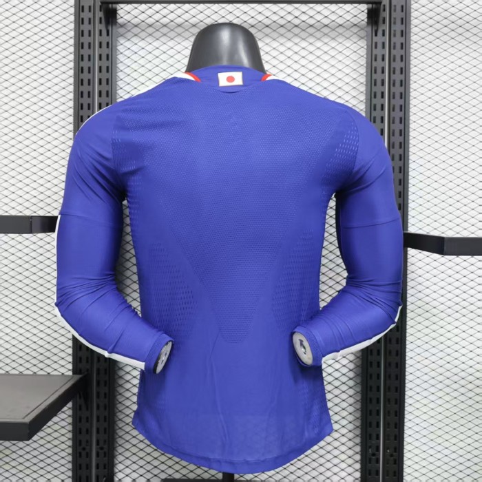 Long Sleeves Japan 2026 World Cup Home Jersey - Player Version