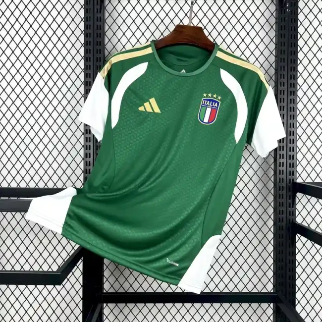 Italy 2026 World Cup Green Pre-Match Jersey - Fan Version