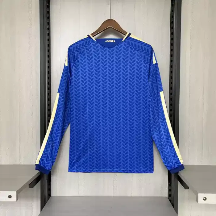 Long Sleeves Italy 2026 World Cup Home Jersey - Fan Version