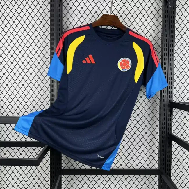 Colombia 2026 World Cup Pre-Match Blue Jersey - Fan Version