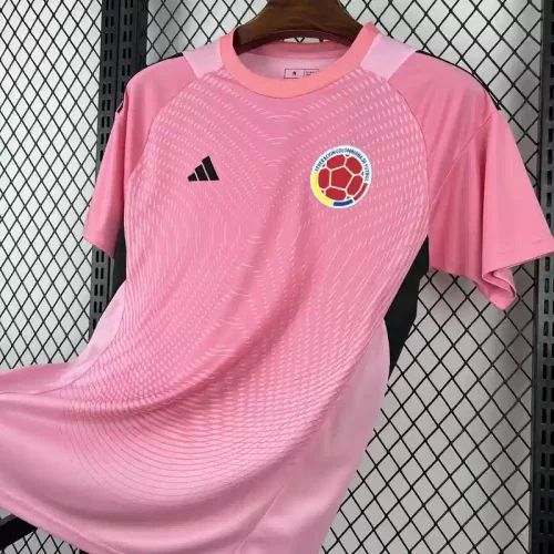 Colombia 2026 World Cup Goalkeeper Pink Jersey - Fan Version