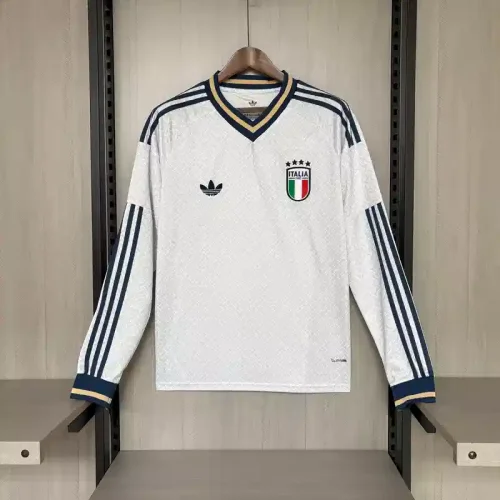 Long Sleeves Italy 2026 World Cup Away Jersey - Fan Version