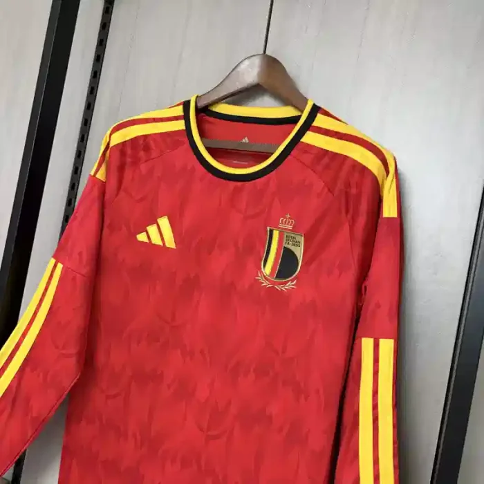 Long Sleeves Belgium 2026 World Cup Away Jersey - Fan Version
