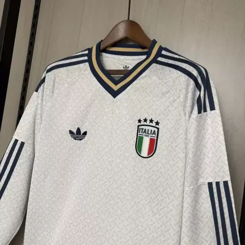 Long Sleeves Italy 2026 World Cup Away Jersey - Fan Version
