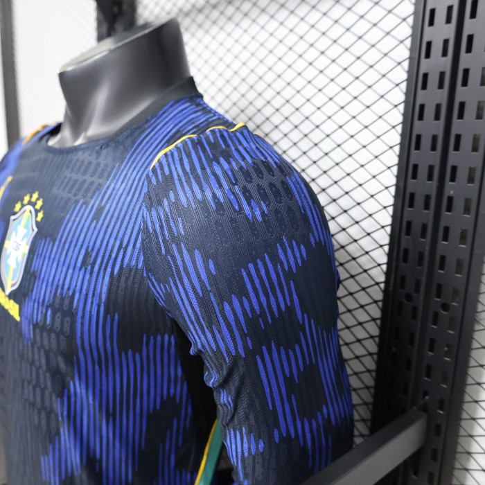 Long Sleeves Brazil 2026 World Cup Away Jersey - Player Version