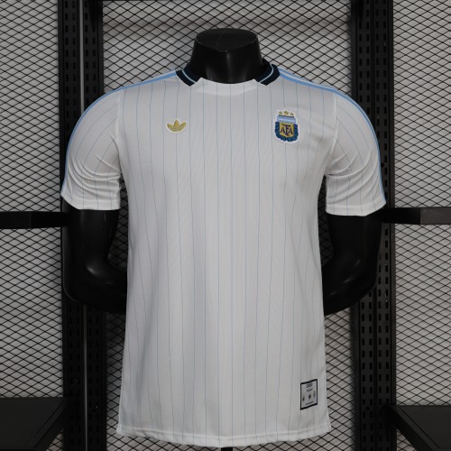 Argentina 2026 World Cup Retro White Jersey - Player Version