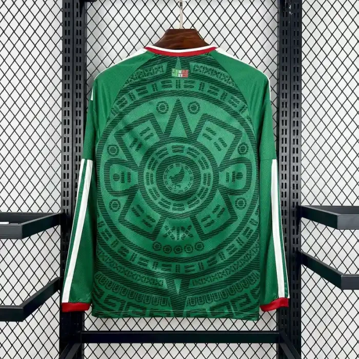 Long Sleeves Mexico 2026 World Cup Home Jersey - Fan Version