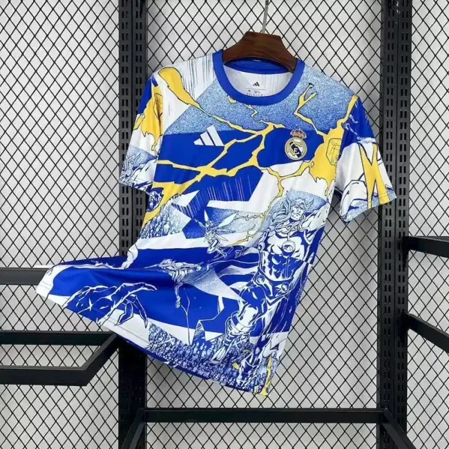 Real Madrid 25/26 Pre-Match Marvel Jersey - Fan Version
