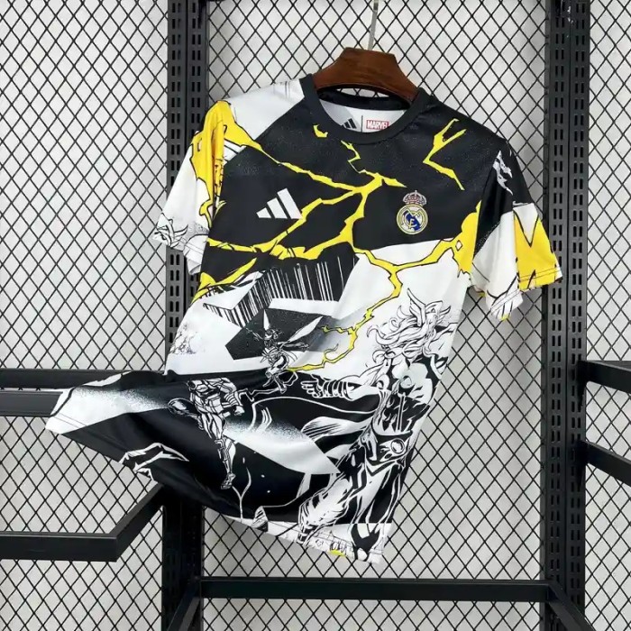 Real Madrid 25/26 Pre-Match Marvel Jersey - Fan Version