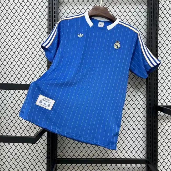 Real Madrid 25/26 Blue Retro Jersey - Fan Version