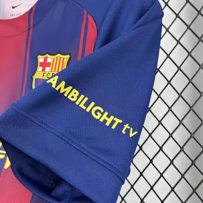 Barcelona 25/26 New Sponor Home Jersey - Fan Version