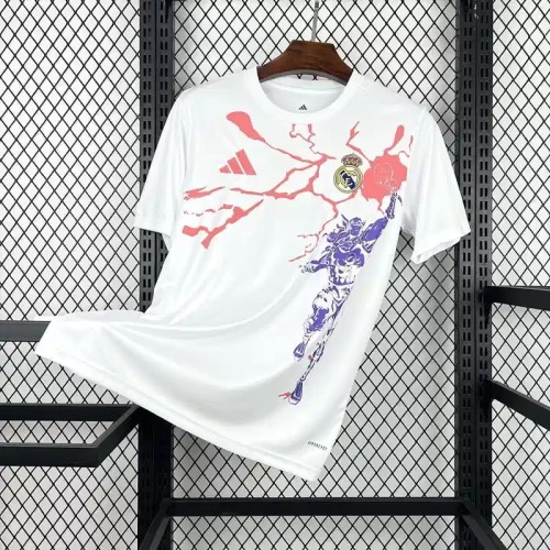 Real Madrid 25/26 White Pre-Match Jersey - Fan Version