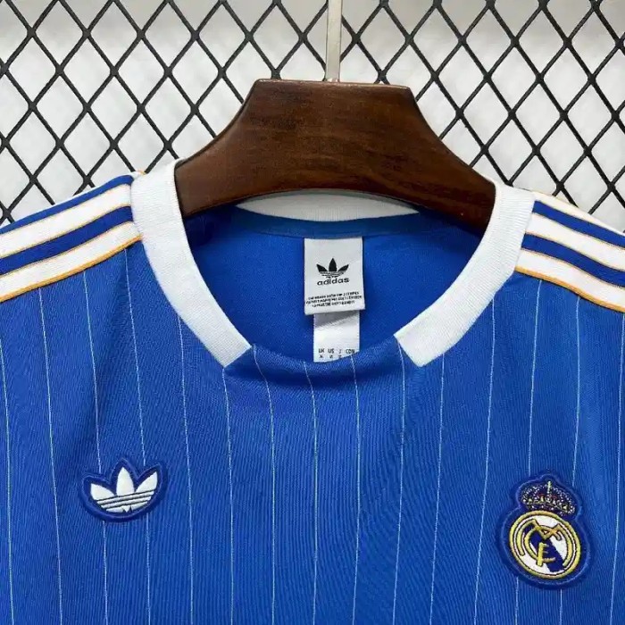Real Madrid 25/26 Blue Retro Jersey - Fan Version
