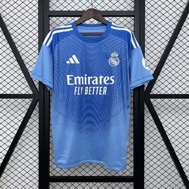 Real Madrid 25/26 Blue Goalkeeper Jersey - Fan Version