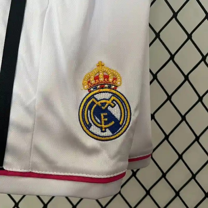 Real Madrid 14/15 Retro Home Soccer Jersey- Kids Kit