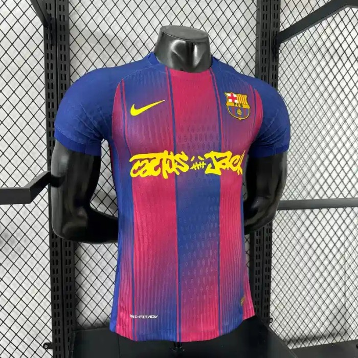 Barcelona 25/26 Travis Scott  Home Jersey- Player Version