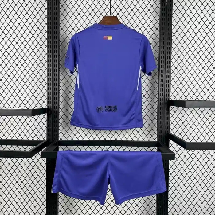 Barcelona 25/26 Purple Goalkeeper Jersey – Kids Kit