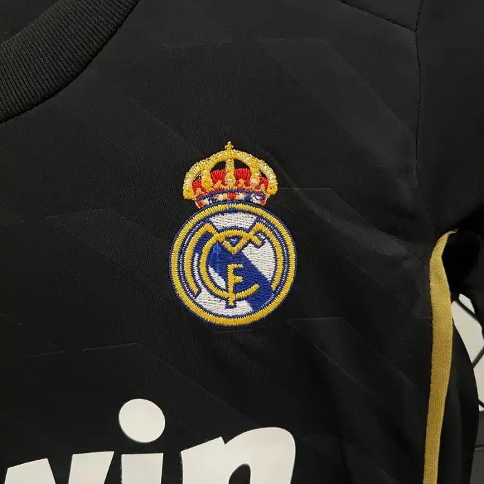 Real Madrid 11/12 Retro Away Soccer Jersey- Kids Kit