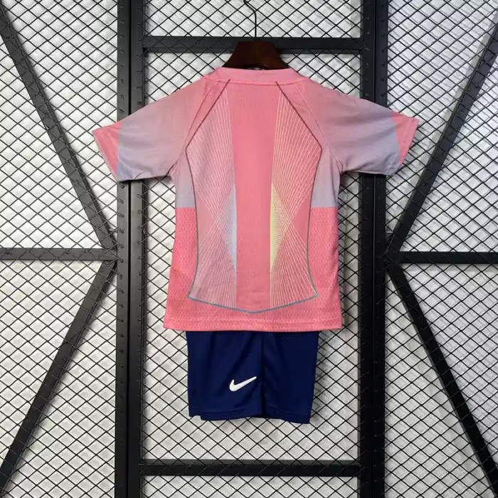 Barcelona 25/26 Special Edition Pink Soccer Jersey- Kids Kit
