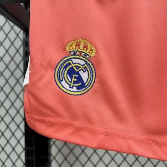 Real Madrid 25/26 Red Goalkeeper Soccer Jersey- Kids Kit