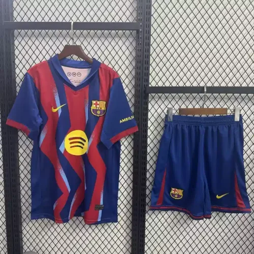 Barcelona 25/26 fourth Soccer Jersey – Kids Kit
