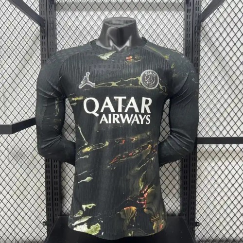 Long Sleeves PSG 26/27 Paris Saint Germain Home Soccer Jersey - Player Version