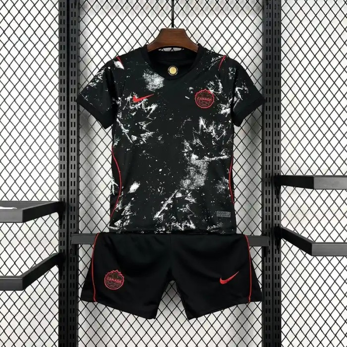 Canada 2026 World Cup Away Soccer Jerseys – Kids Kit