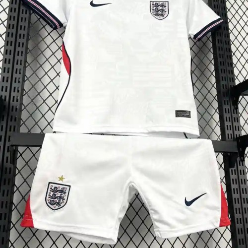 England 2026 World Cup Home Soccer Jerseys – Kids Kit