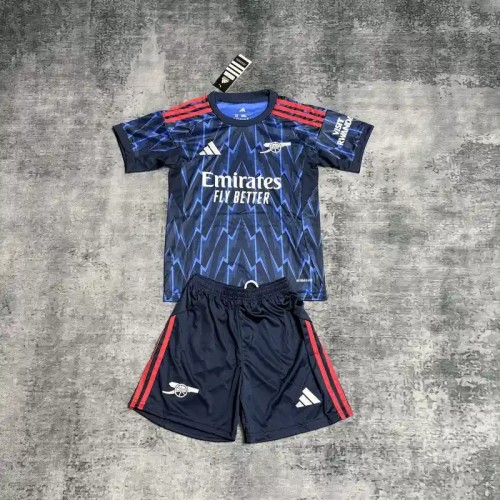 Arsenal 25/26 Away Soccer Jerseys – Kids Kit