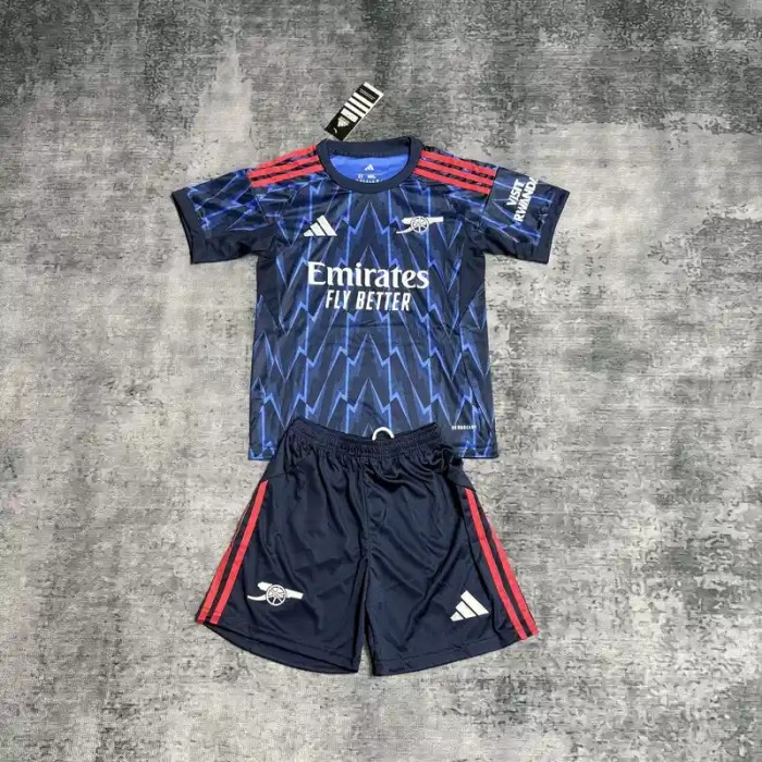 Arsenal 25/26 Away Soccer Jerseys – Kids Kit