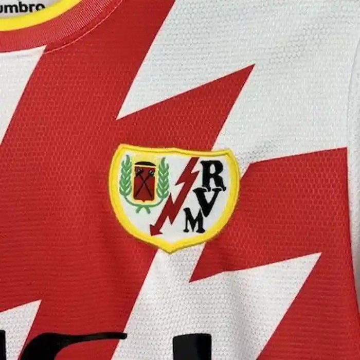 Rayo Vallecano 25/26 Home Soccer Jersey - Fan Version