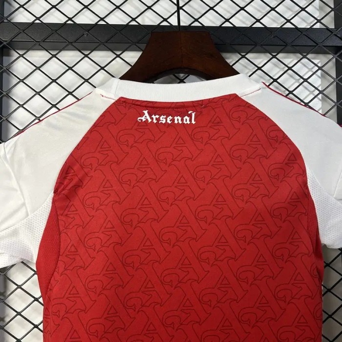 Arsenal 25/26 Home Soccer Jerseys – Kids Kit