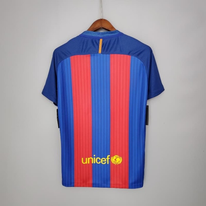 Barcelona 2016-17 Home Retro Soccer Jersey- Fan Version