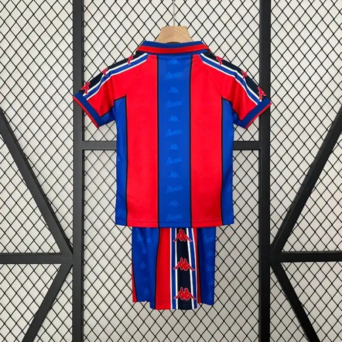 Barcelona 1995-97 Retro Home Soccer Jersey- Kids Kit