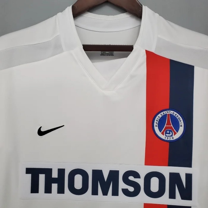 PSG 2002-03 Paris Saint Germain Away Retro Soccer Jersey - Fan Version