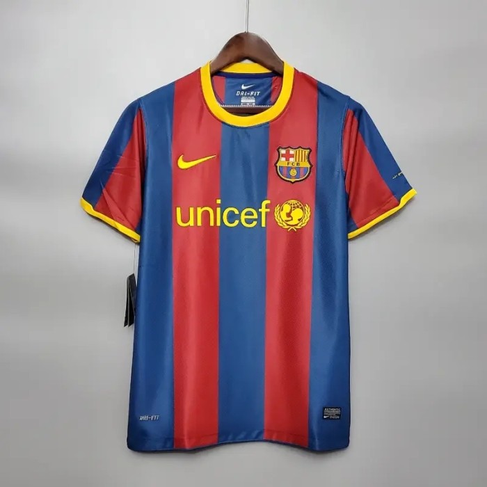 Barcelona 2010-11 Home Retro Soccer Jersey- Fan Version