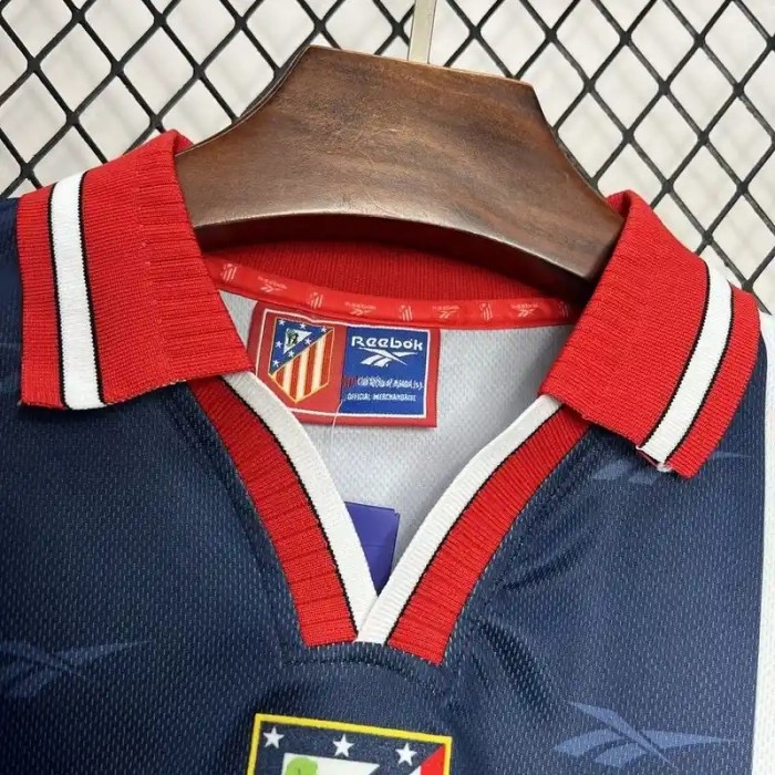 Atletico Madrid 1998-99 Third Retro Soccer Jersey- Fan Version