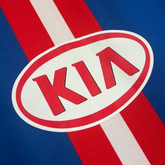 Atletico Madrid 2010-11 Home Retro Soccer Jersey- Fan Version