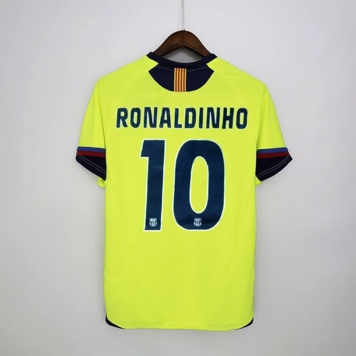 Barcelona 2005-06 Away Retro Soccer Jersey - Fan Version