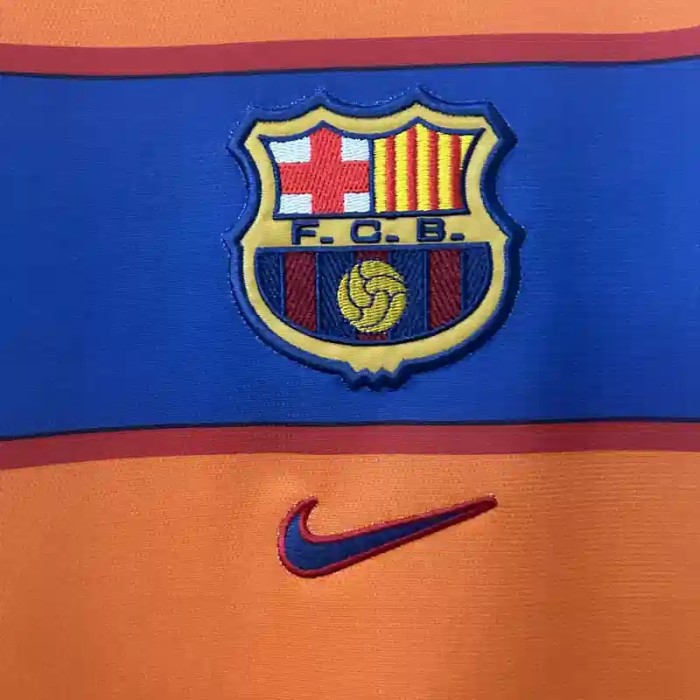 Barcelona 1998-99 Away Retro Soccer Jersey- Fan Version